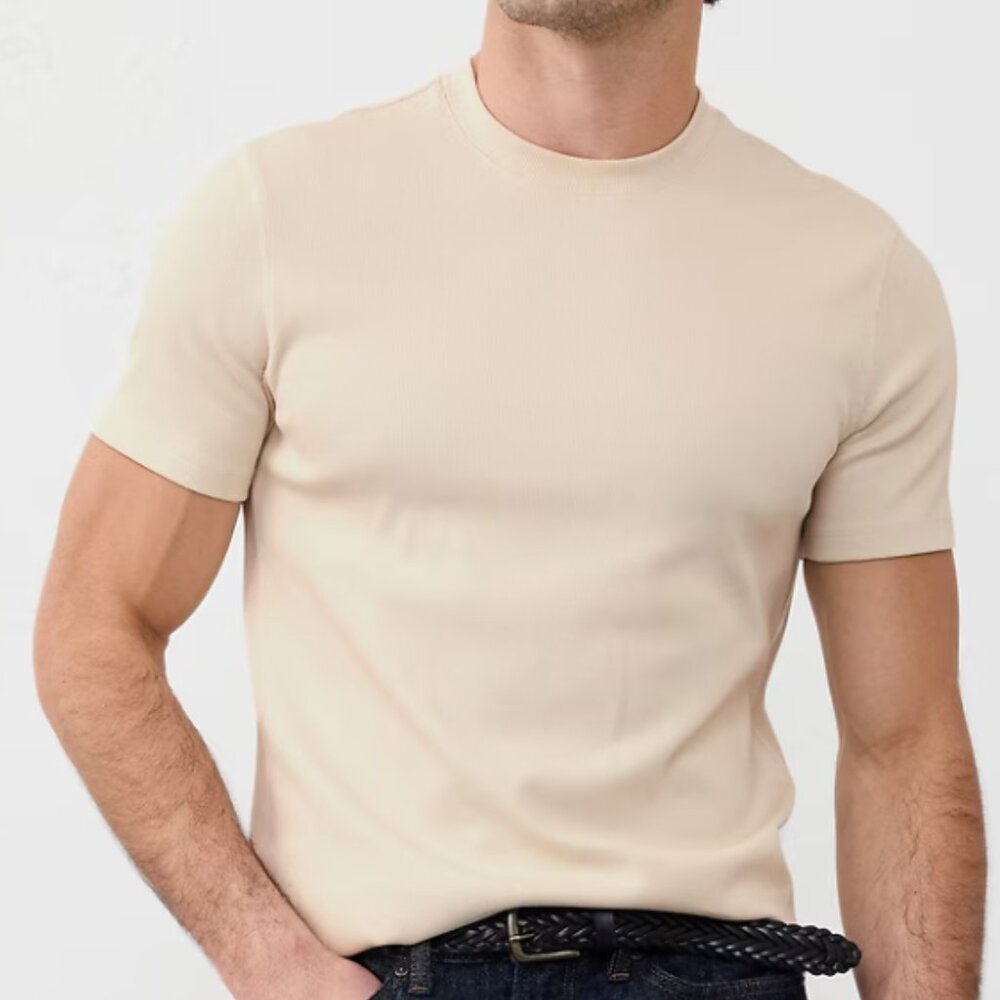 Banana Republic Men Mini Ribbed Shirts (Pack of 4) Medium